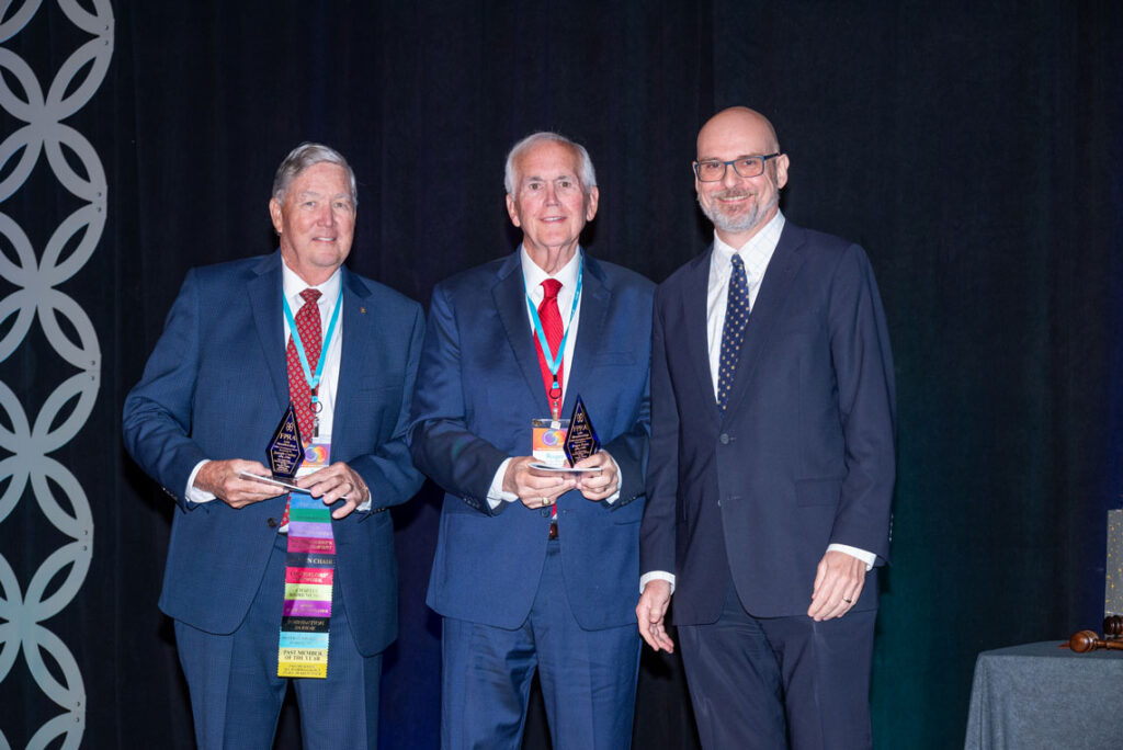2023 - Curley & Pynn co-founders Joe Curley APR, CPRC, and Roger Pynn, APR, CPRC, were honored with lifetime memberships in FPRA.