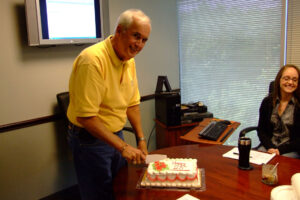 Curley & Pynn co-founder Roger Pynn celebrates his 25th anniversary