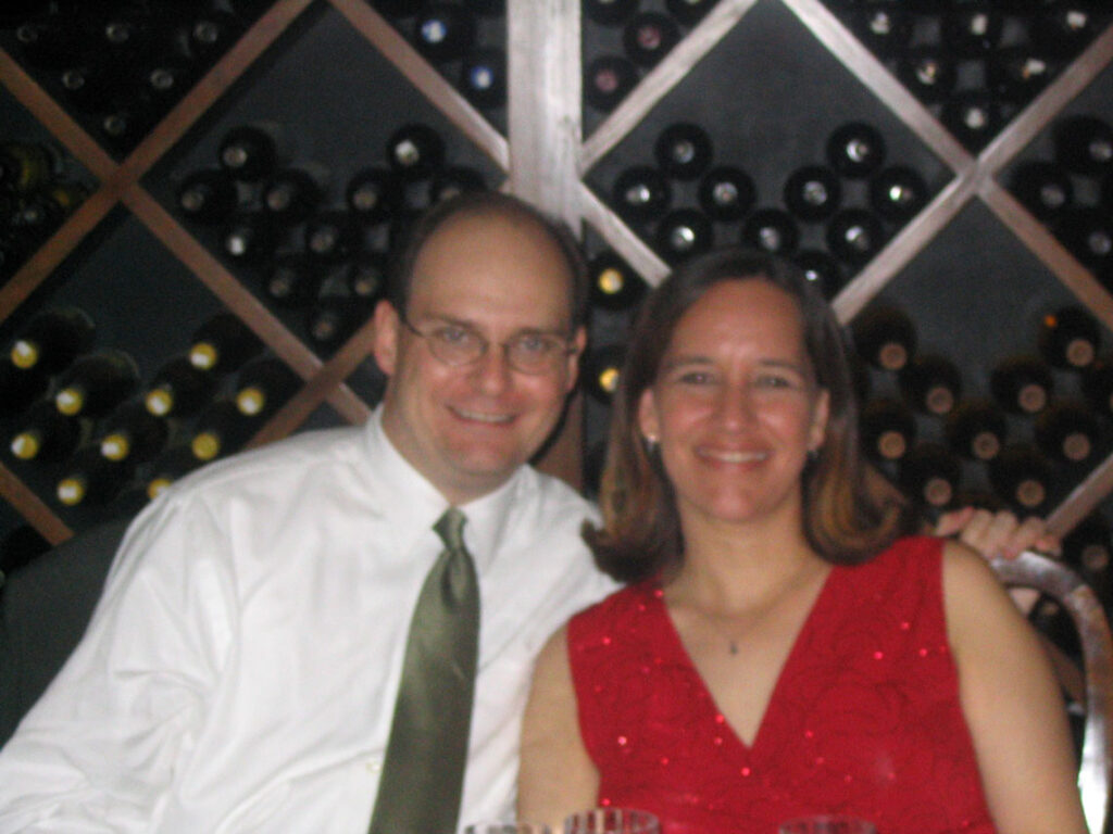 Dan and Rae Ward enjoy one of Curley & Pynn’s year-end holiday parties.