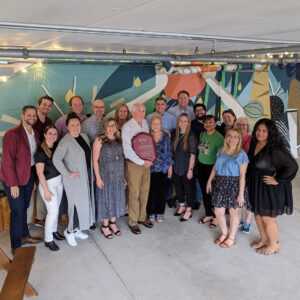 Curley & Pynn team and colleagues celebrate