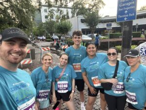 7. The team laced up for the AdventHealth #Corporate5K in downtown Orlando, as we do every year.